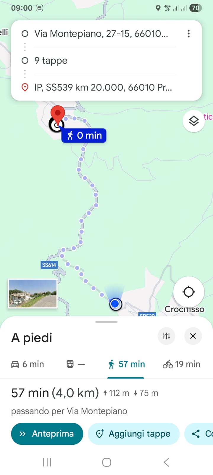 Percorso Google map